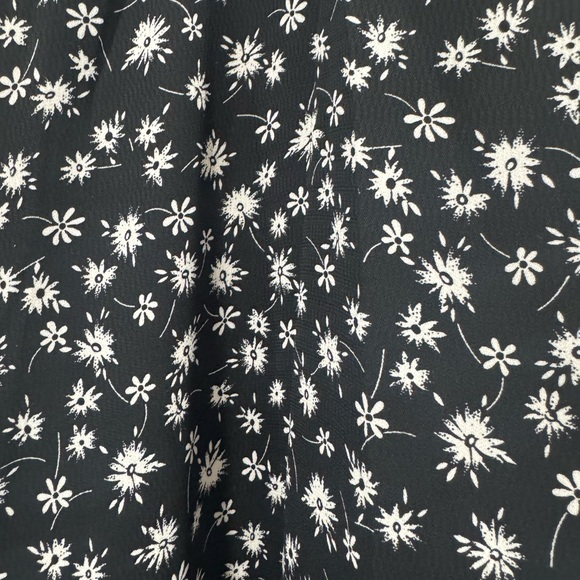 Storia strappy black and white floral print midi dress small - Picture 3 of 4